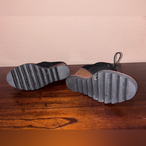 Bcbgeneration Women's Nariska Wedge Lace Up Bootie (Sz 6.5) - GUC - Picture 3 of 4